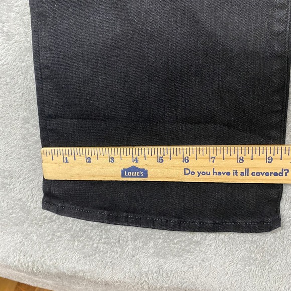 Madewell Jeans Womens 33 Tall Black Kick Out Crop‎ Cali Demi Flare NM810 - Picture 10 of 13